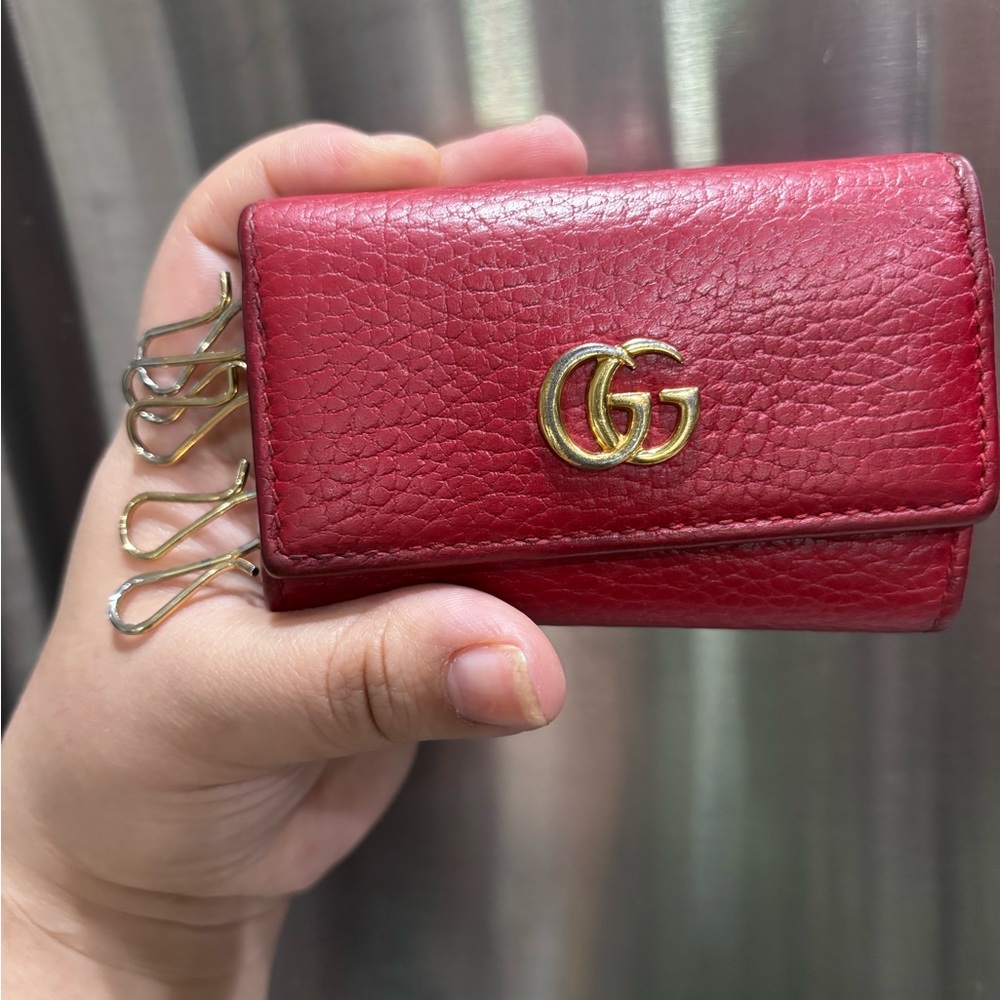 Gucci Authentic Marmont 6 key holder